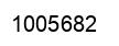 Number 1005682 black image