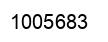 Number 1005683 black image