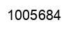 Number 1005684 black image