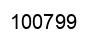 Number 100799 black image