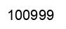Número 100999 imagen negro
