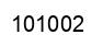 Número 101002 imagen negro