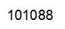 Number 101088 black image