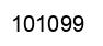 Number 101099 black image