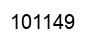 Number 101149 black image