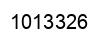 Number 1013326 black image
