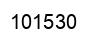 Number 101530 black image