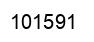 Number 101591 black image