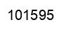Number 101595 black image