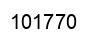 Number 101770 black image