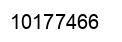 Number 10177466 black image
