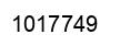 Number 1017749 black image