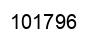 Number 101796 black image
