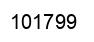 Number 101799 black image