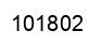 Number 101802 black image
