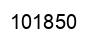 Number 101850 black image