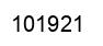Number 101921 black image