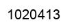 Number 1020413 black image