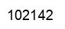 Number 102142 black image