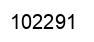 Number 102291 black image