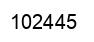 Número 102445 imagen negro