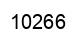 Number 10266 black image