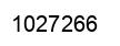 Number 1027266 black image