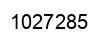 Number 1027285 black image