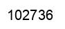 Number 102736 black image