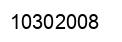 Number 10302008 black image