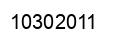 Number 10302011 black image