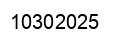 Number 10302025 black image