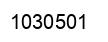 Number 1030501 black image