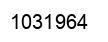 Number 1031964 black image