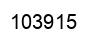 Number 103915 black image
