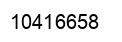 Number 10416658 black image