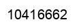 Número 10416662 imagen negro