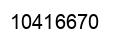 Number 10416670 black image