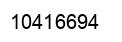 Number 10416694 black image