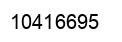 Número 10416695 imagen negro