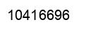 Number 10416696 black image