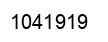 Number 1041919 black image