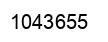 Number 1043655 black image