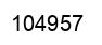 Número 104957 imagen negro