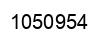Number 1050954 black image