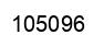 Number 105096 black image
