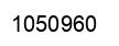 Number 1050960 black image