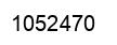 Number 1052470 black image