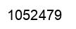 Number 1052479 black image