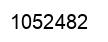 Number 1052482 black image